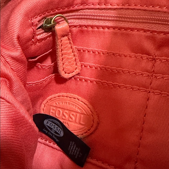 Fossil Vibrant Orange Crossbody Bag - Picture 9 of 11